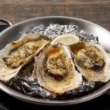 オイスターのハーブガーリックグリル
Grilled Oysters With Herb & Garlic