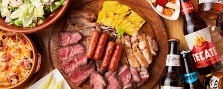 屋内ビアガーデン BBQ食べ放題 カンパイ 新宿店