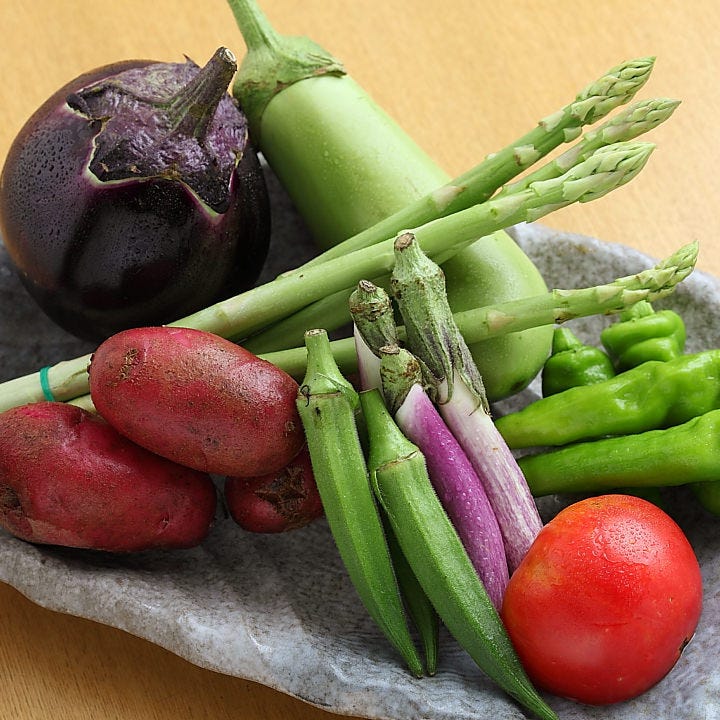 旬の野菜は美味しい
有機酵素野菜も使用しています