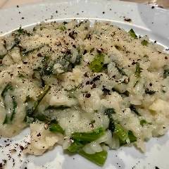 【2月のアラカルト】春菊のリゾット 【2月のアラカルト】春菊のリゾット