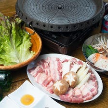 米沢豚のサムギョプサルコース