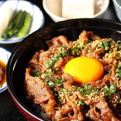 和牛バラ肉炭火焼肉御膳