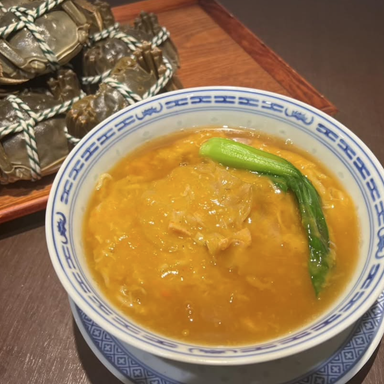 チャイニーズレストラン 凛_上海蟹とろみスープ麺セット