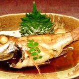 魚の煮付・塩焼
写真は　きんき