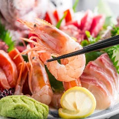 産地直送の新鮮なお刺身盛り合わせ。旬の味覚をお届け♪