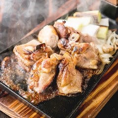 鶏ももの鍬焼き