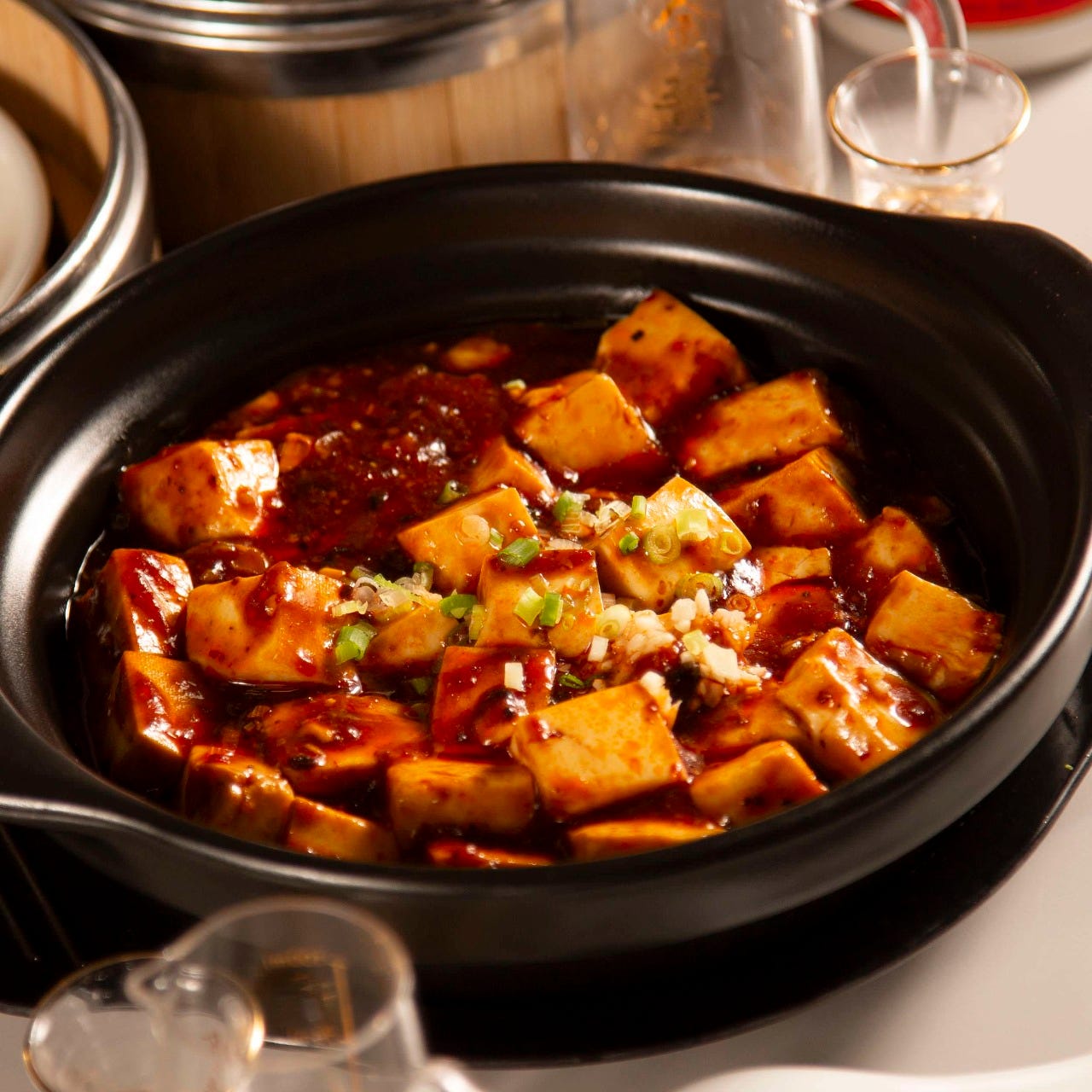 望水楼ぼうすいろう上野店の梅コースに付いてくる四川風麻婆豆腐