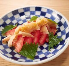 ガリトマト ~オーガニックジンジャーソースがけ~ 旨唐揚げと居酒メシ ミライザカ 府中並木通店_ガリトマト ~オーガニックジンジャーソースがけ~