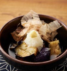 茄子の揚げ浸し 旨唐揚げと居酒メシ ミライザカ 府中並木通店_茄子の揚げ浸し