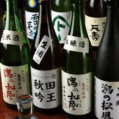 秋田の地酒、焼酎各種