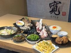平日特典コース（写真は2人前）
