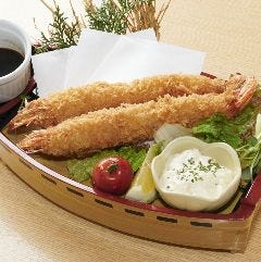 有頭大エビフライ（2尾）