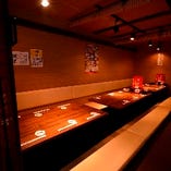 宴会向きの掘りごたつ座敷【宴会/女子会/飲み会/パーティ/歓送迎会】