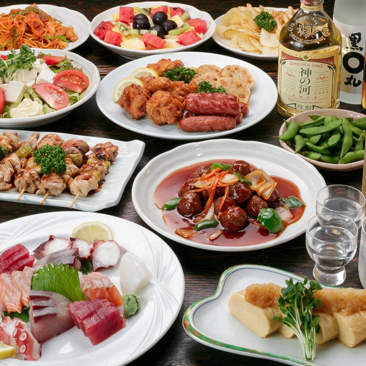 金土日祝前日 3 000円コース 税込3 300円 50種 1分飲み放題付き 宴会 コンパ 打ち上げ の詳細 すーぱー百番 梅田 大阪駅 居酒屋 ぐるなび