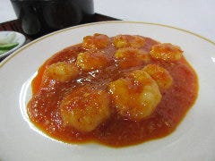 干焼蝦仁　-海老のチリソース煮-