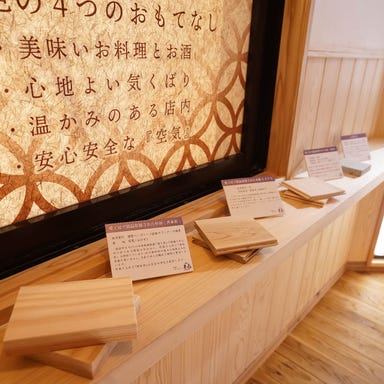 銀座木邑 和食と日本酒と木のぬくもり  メニューの画像