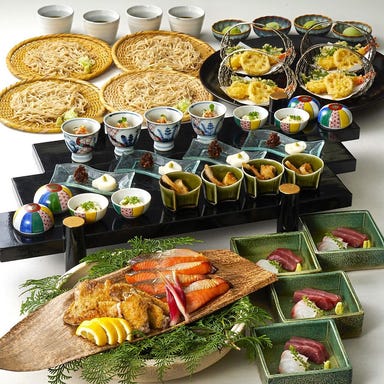 Japanese Restaurant KINZA_●2時間飲み放題付き〈つくば鶏と天然鮪ほほ肉の炭火焼きコース 8,000円〉