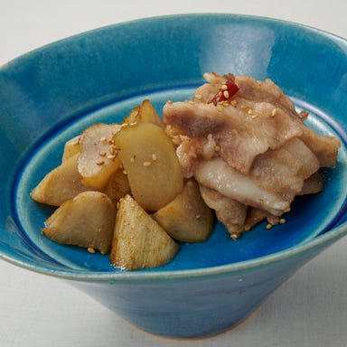 Japanese Restaurant KINZA_独活と豚ばら肉のきんぴら