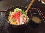 ねぎ塩豚肉天(塩ダレ)