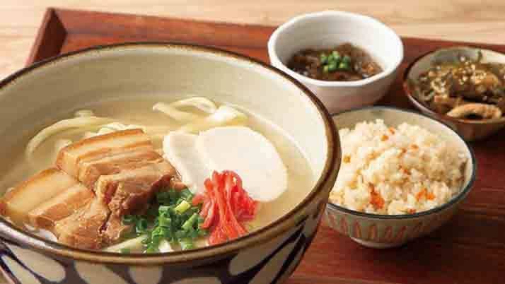 沖縄そばとジューシー定食