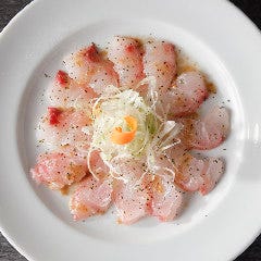【本日のカルパッチョ】旬魚の中から直感&気分で魚をチョイス!