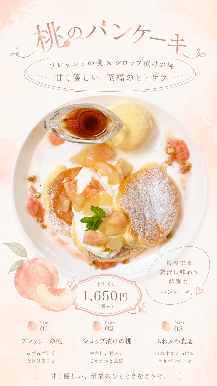 Amelie メニュー：パンケーキ - 楽天ぐるなび