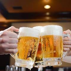 自慢の生ビールも飲み放題の宴会コース♪ご予算に応じて選択を◎