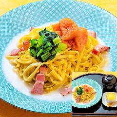 豆乳明太クリームパスタセット