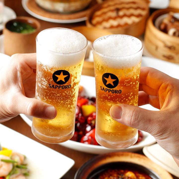 辛味が効いた本格四川料理はビールなどアルコールと相性抜群！