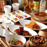 点心、タンタン麺、麻婆豆腐など人気中国料理が豊富