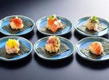 ネタはもちろん、シャリと国産海苔もうまい赤酢手巻き寿司！