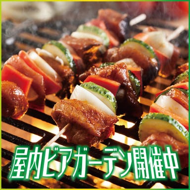 シュラスコ食べ放題 ミートガーデン 新宿店_【2時間飲み放題 生ビール付】プレミアムシュラスコBBQ 5点盛り食べ放題コース【4500円】