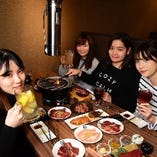 ゴージャス女子会プランは全デザート食べ放題！充実の飲み放題付