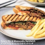 Spare Rib & Mozzarelle Sandwich　スペアリブとモッツァレラのサンド