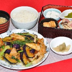 茄子と豚肉の辛味炒めセット 茄子と豚肉の辛味炒めセット