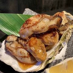 牡蠣のガーリックバター焼き