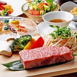 鳥取和牛と旬の魚料理といったシェフ渾身の料理が存分に楽しめる『スペシャルディナーコース』