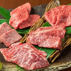 ぴこぴこ精肉店 瓦町_希少部位盛り合わせ5種