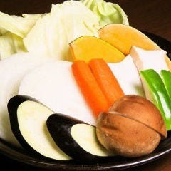 ぴこぴこ精肉店 瓦町_野菜焼き盛り合わせ
