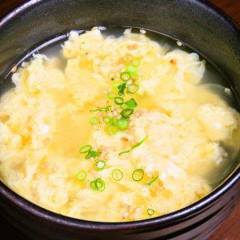 ぴこぴこ精肉店 瓦町_卵スープ