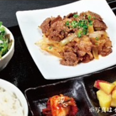 ぴこぴこ精肉店 瓦町_プルコギ定食
