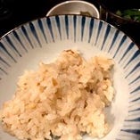 新生姜の鉄鍋ご飯