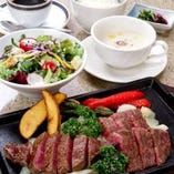 【ランチ・ディナー】1日10食★ぐるなび限定『2種類の神戸牛ステーキコース』