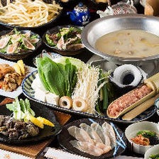 【月コース】料理のみ＜全8品＞満腹間違いなし！鶏尽くし　※要予約※【歓迎会送別会　祝】