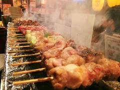 【1本140円～(税込154円)！】大山鶏使用！備長炭で焼き上げる焼き鳥