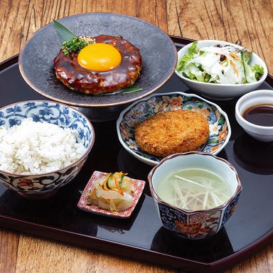三代目文治 ダイバーシティ東京プラザ店_牛たん入りつくねバーグと 牛たんコロッケ御膳