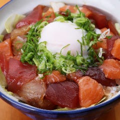 東三国 海鮮食堂 おーうえすと メニュー 海鮮丼 ぐるなび