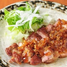 厚切り豚ロース 自家製淡路島玉ねぎ生姜ソース