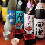 <日本酒>
日本酒好きも唸る高品質な銘酒を取り揃えます！