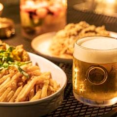 ビールやワインのアルコールも充実！